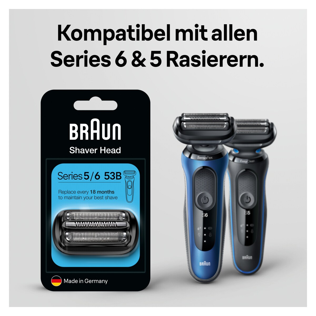 Braun Kombipack 53B Scherfolie + Schermesser