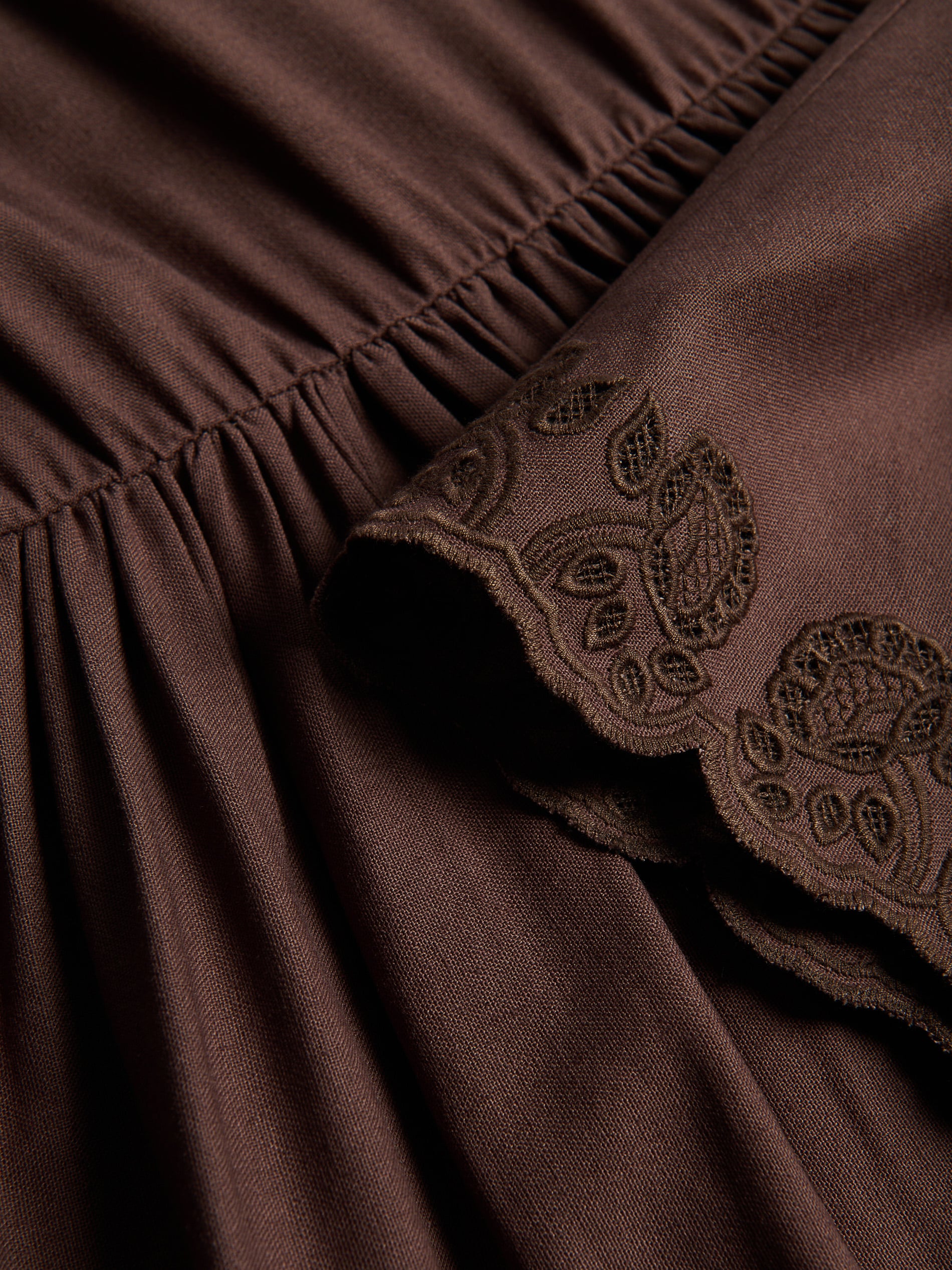 Kleid mit Leinenanteil