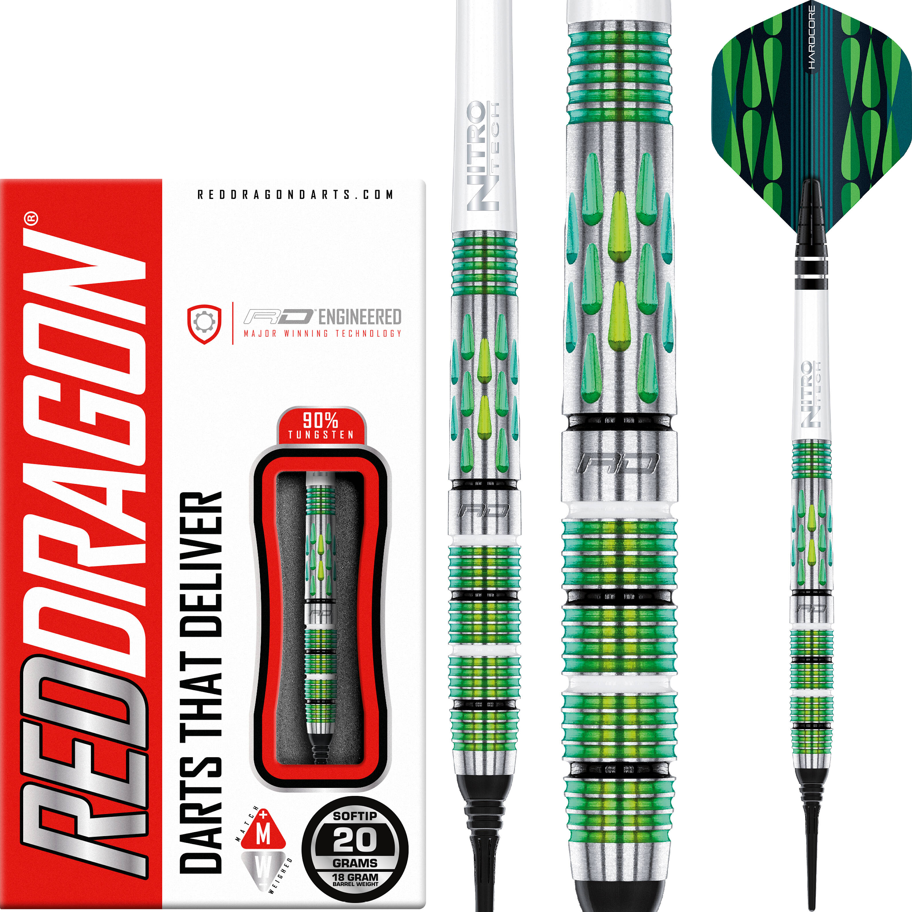 Red Dragon - Artura Green - Softdart