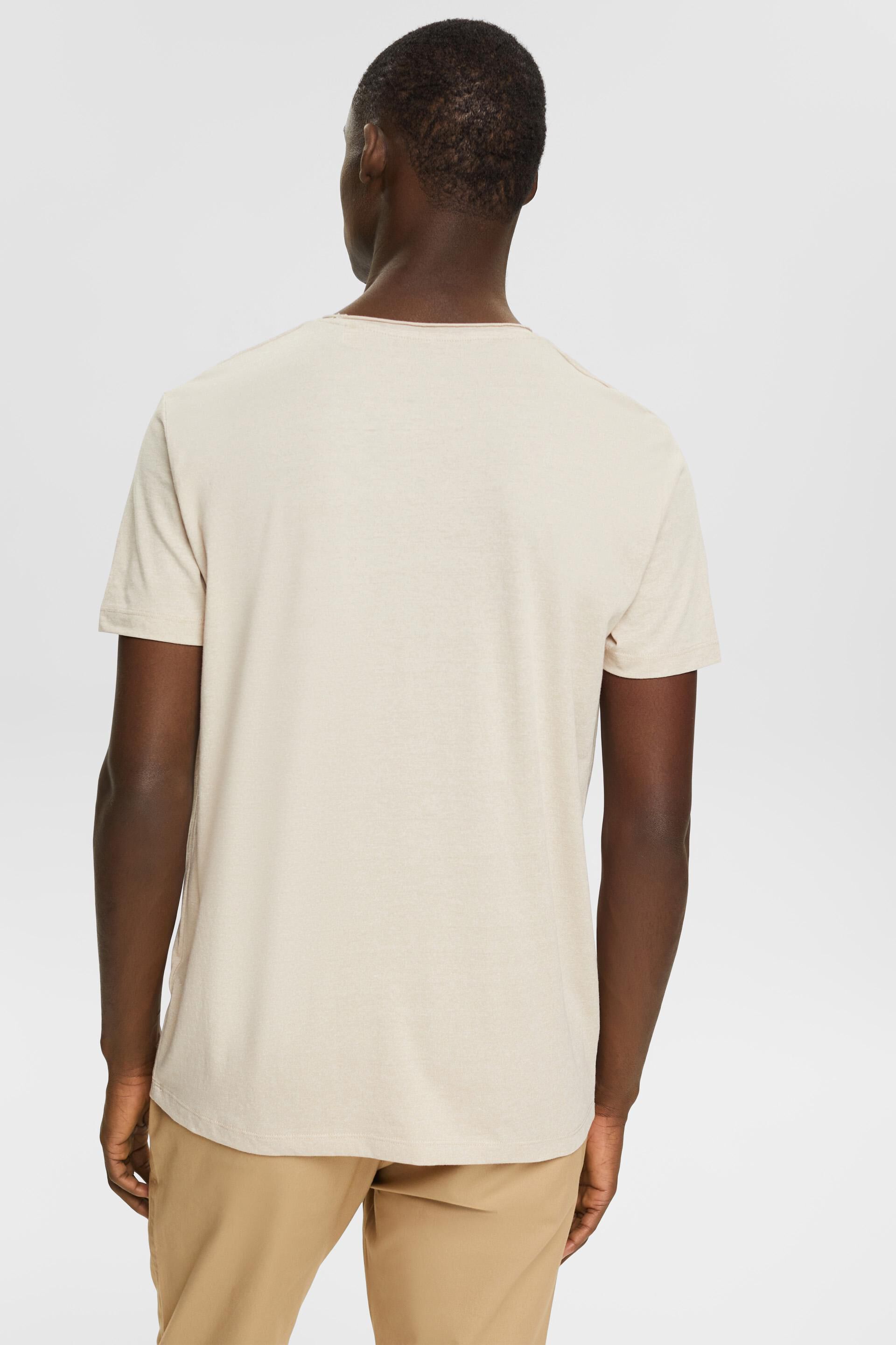 En matière recyclée le t-shirt en jersey chiné