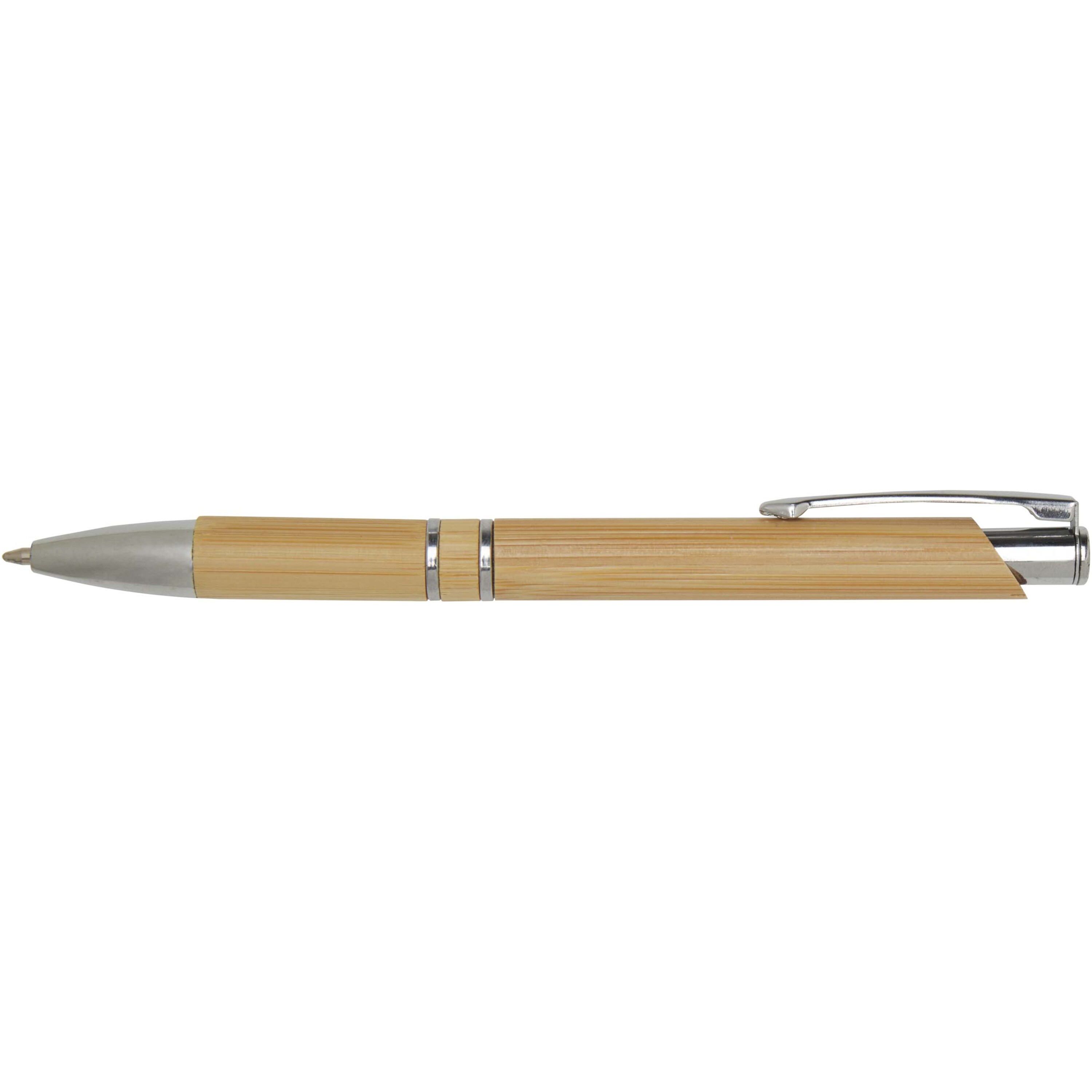 PF Concept 106253 - Stylo bille Wicker en bambou (encre noire)