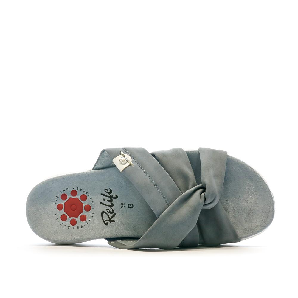 Relife Sandales Bleu Femme RELIFE Lisandra