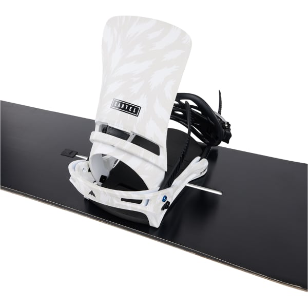 Fixation snowboard BURTON CARTEL GRAY/WHITE