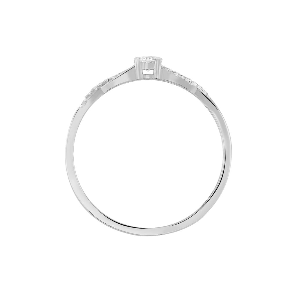 Bague Solitaire Vilma Or Blanc Diamant