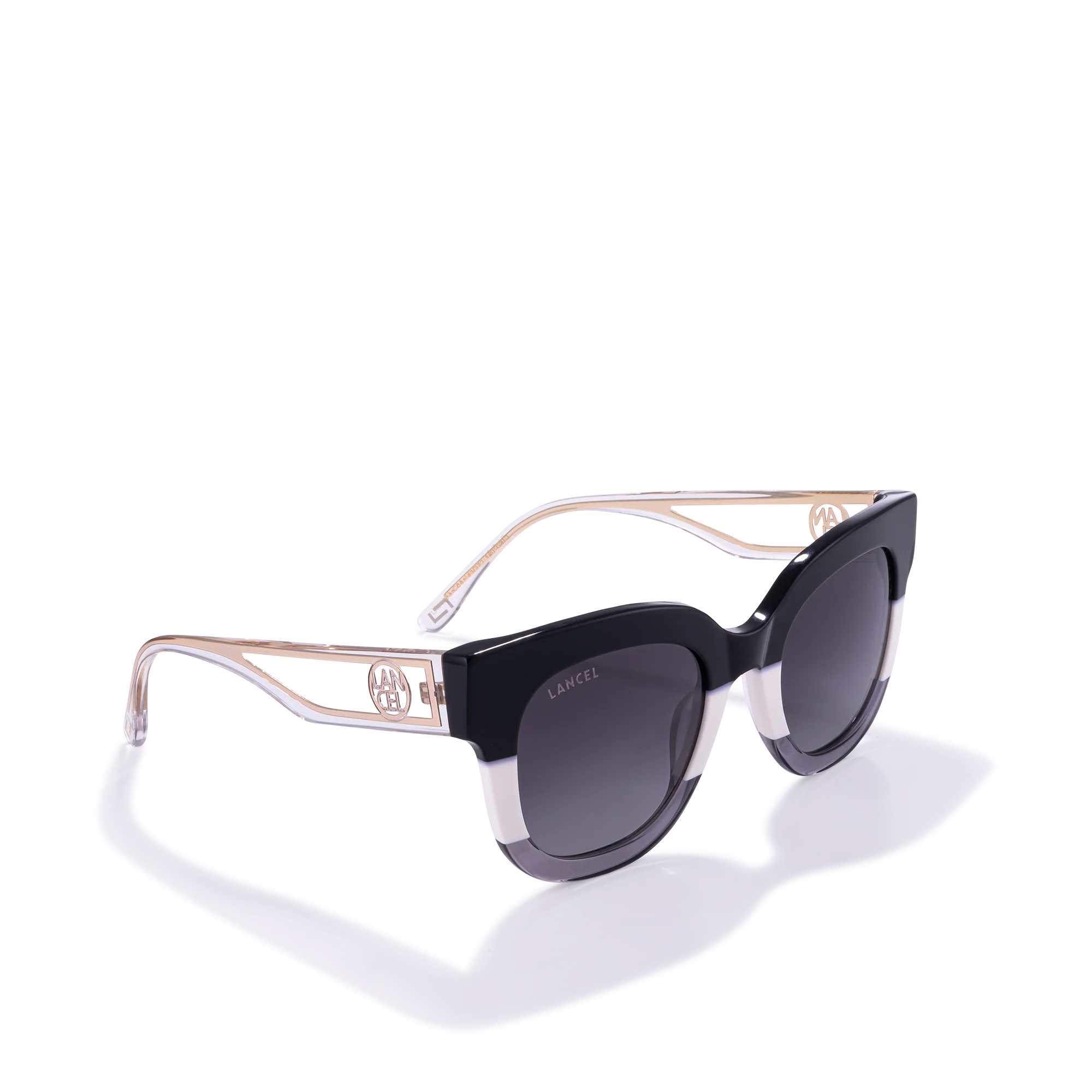 Lunettes de soleil Nine de Lancel-Noir/Blanc
