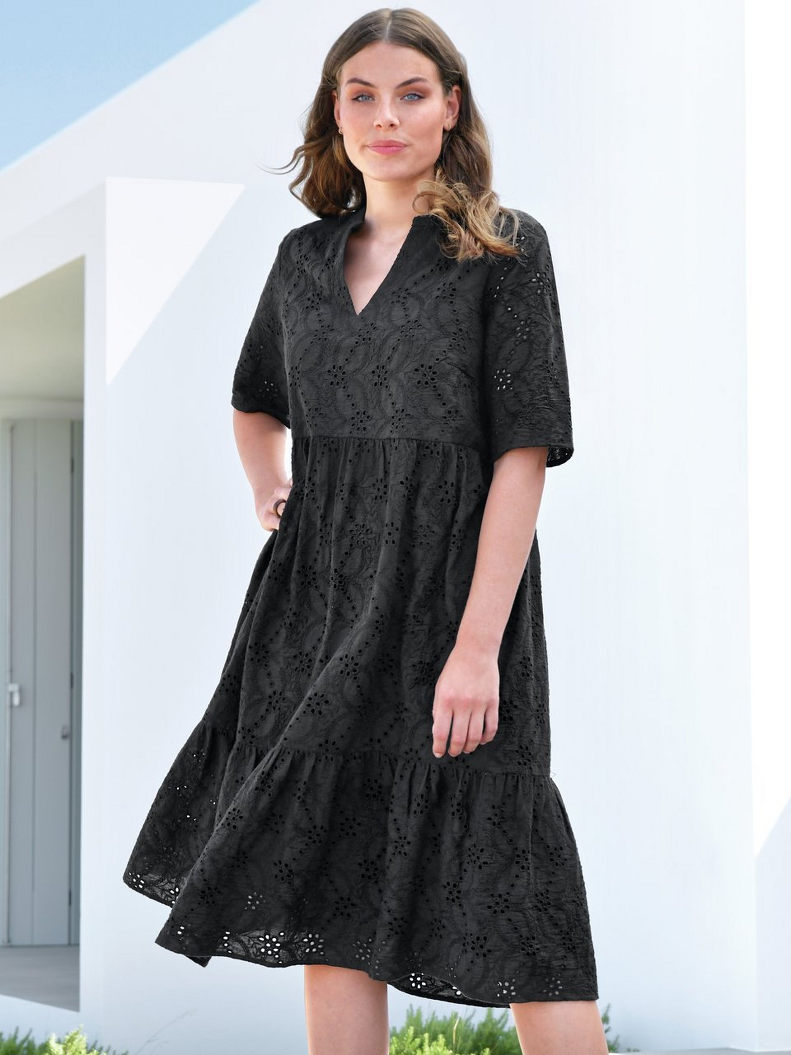 Kleid mit 1/2-Arm
