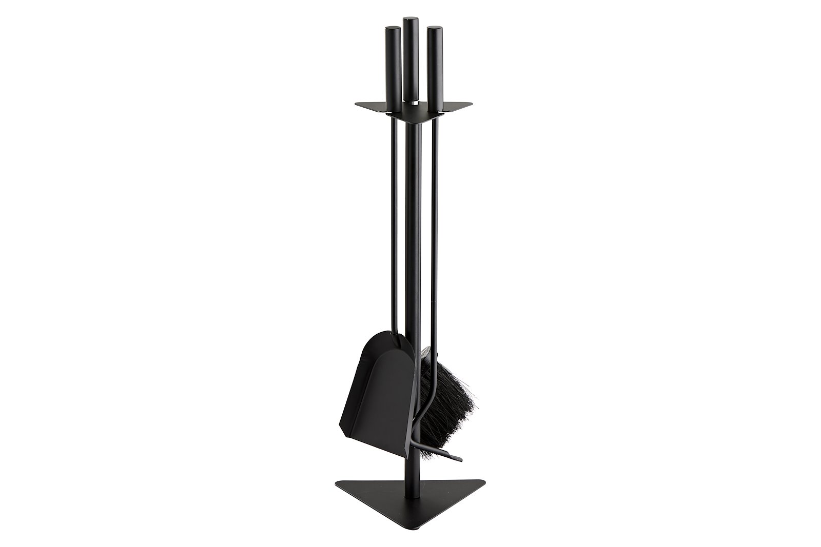 Flame peissett Sortlakkert stål H49 cm