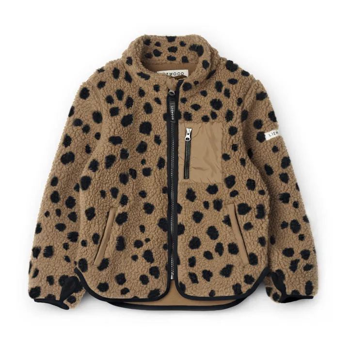 Liewood Exclusivité Liewood x Smallable - Veste Nolan Polaire Léopard | Beige