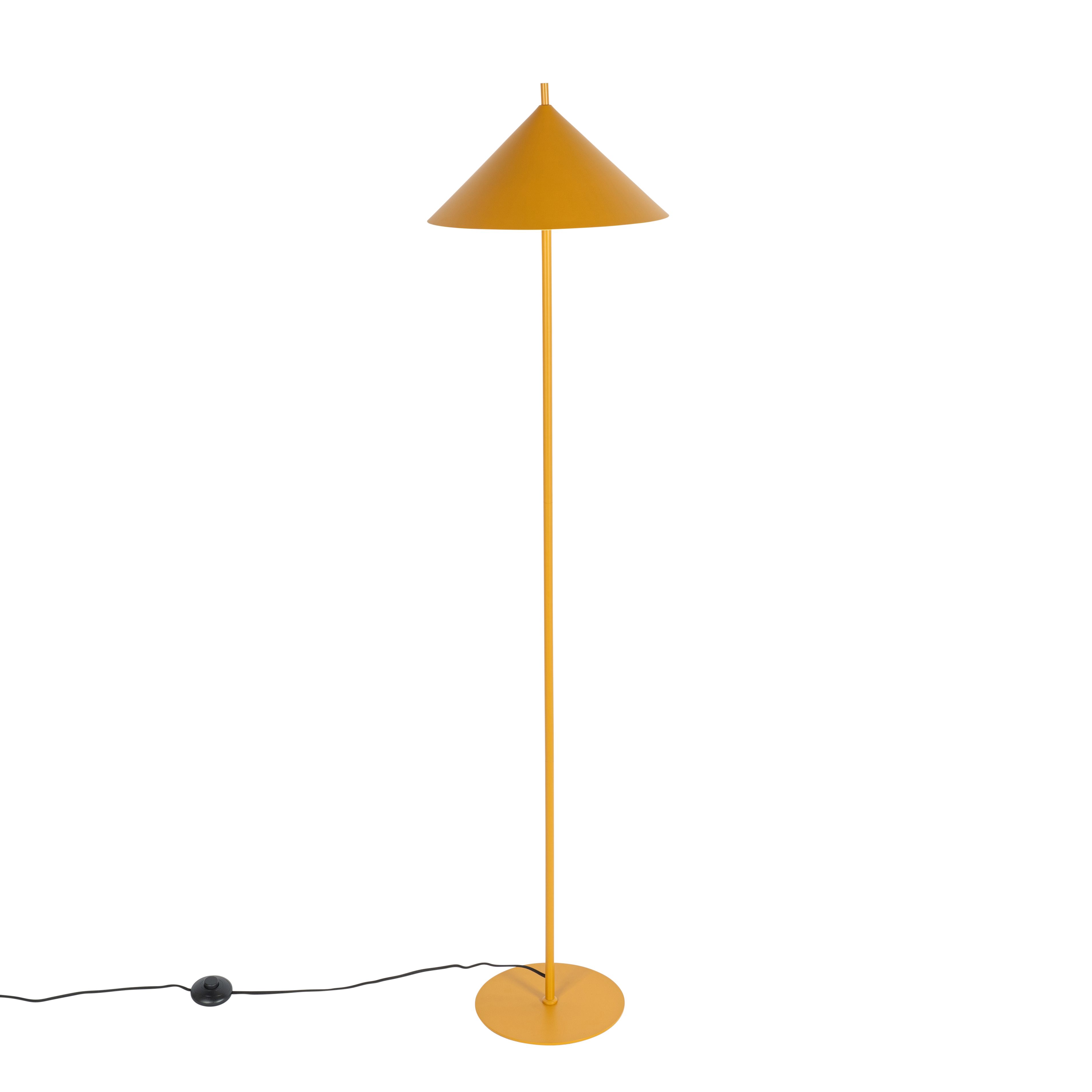 Design vloerlamp geel driehoek - Triangolo
