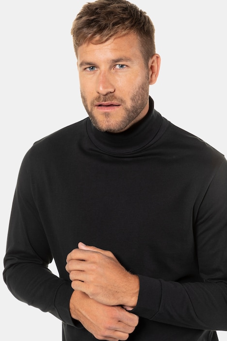 JP 1880 Rollkragen-Shirt, Basic, Jersey, lange Ärmel