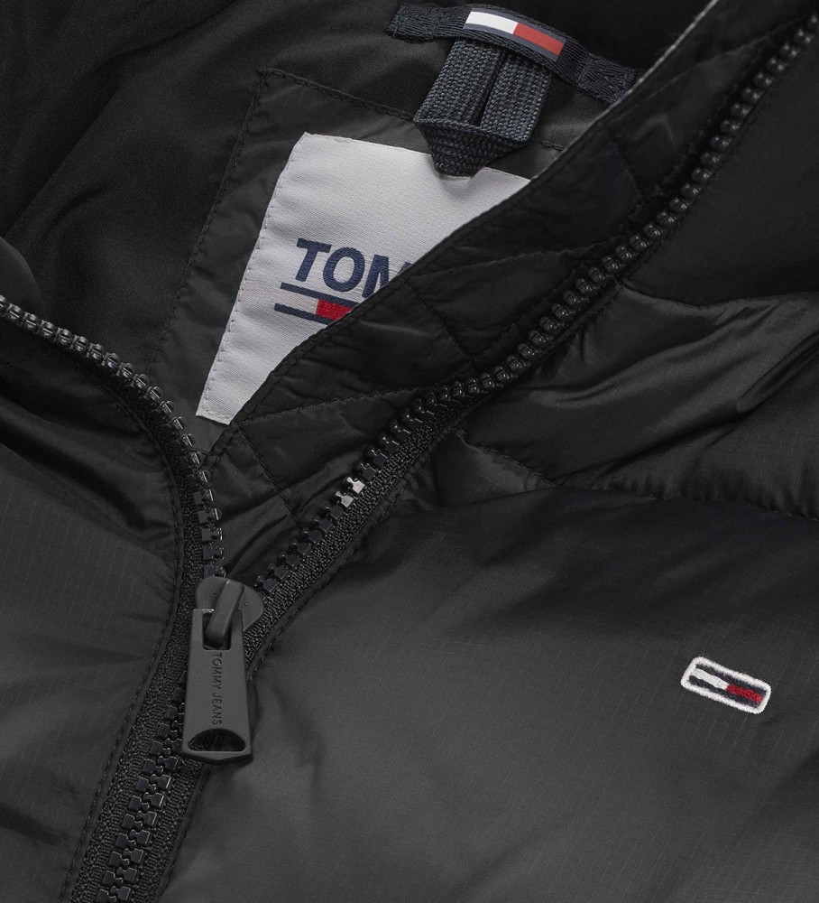 Jaqueta Tommy Jeans Modern Puffer, Preta