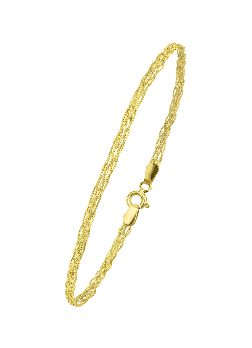 Geflochtenes Armband aus Gold