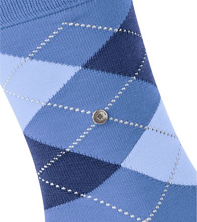 Burlington Manchester Sok Ruit Blauw 6550 21088-6550 kopen