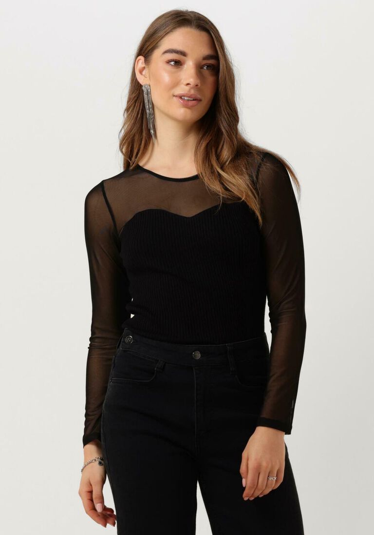CO\\'COUTURE zwarte co'couture  baducc mix corsage blouse