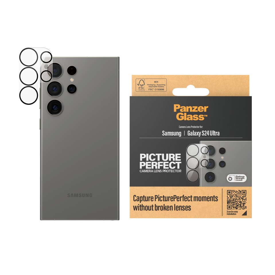 PanzerGlass - PicturePerfect Camera Lens Protect Galaxy S24 Ultra, Black