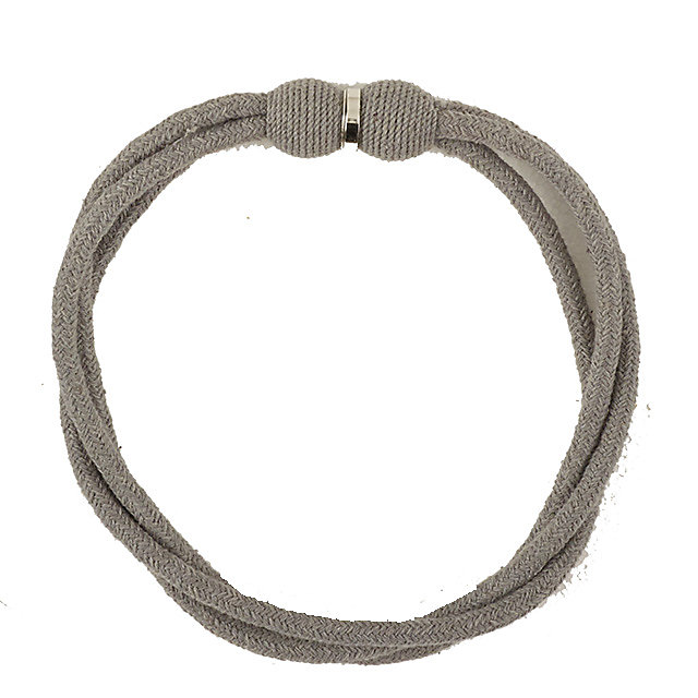Embrasse à rideaux à rideaux tressé aimanté gris V.Creations
