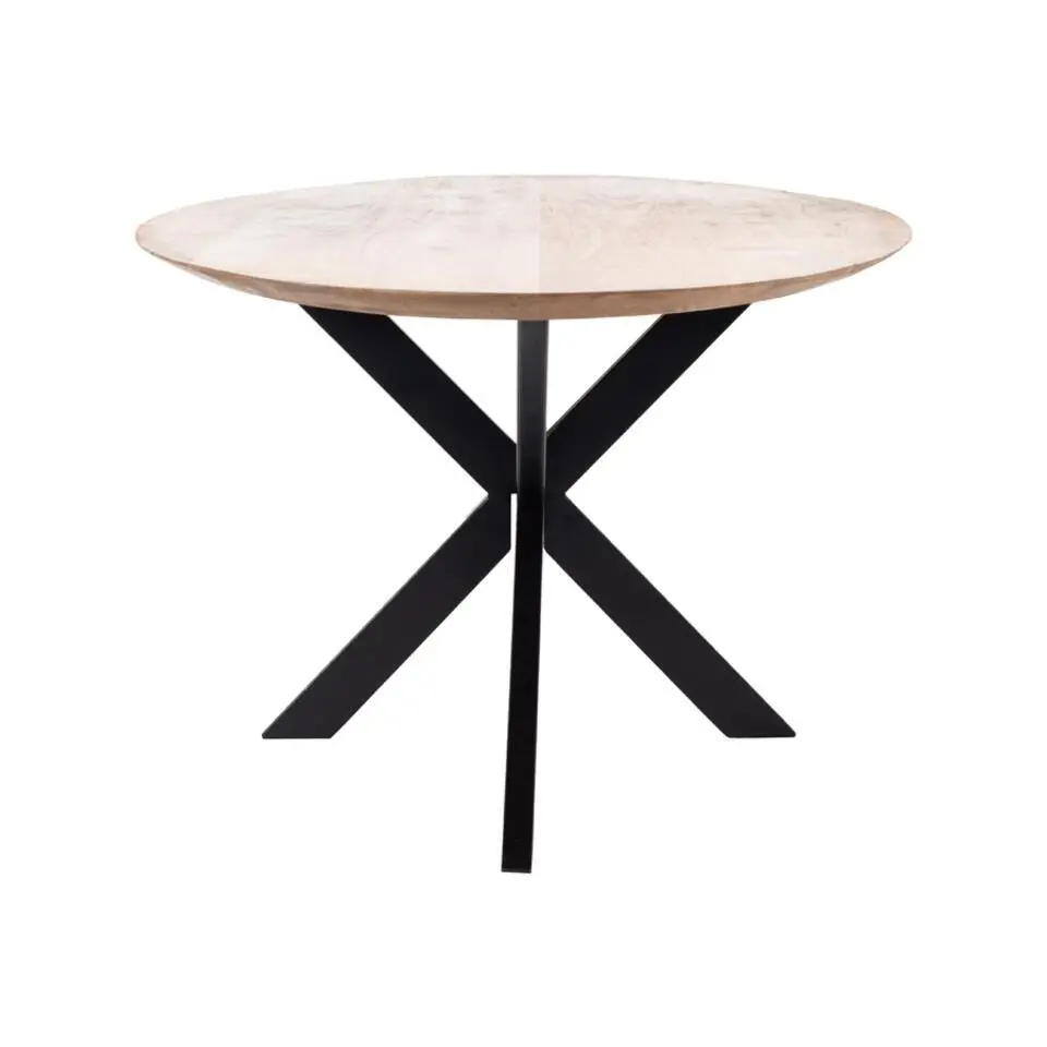 Eettafel Ovaal 160cm - Naturel - Mangohout - Tafel Diamond