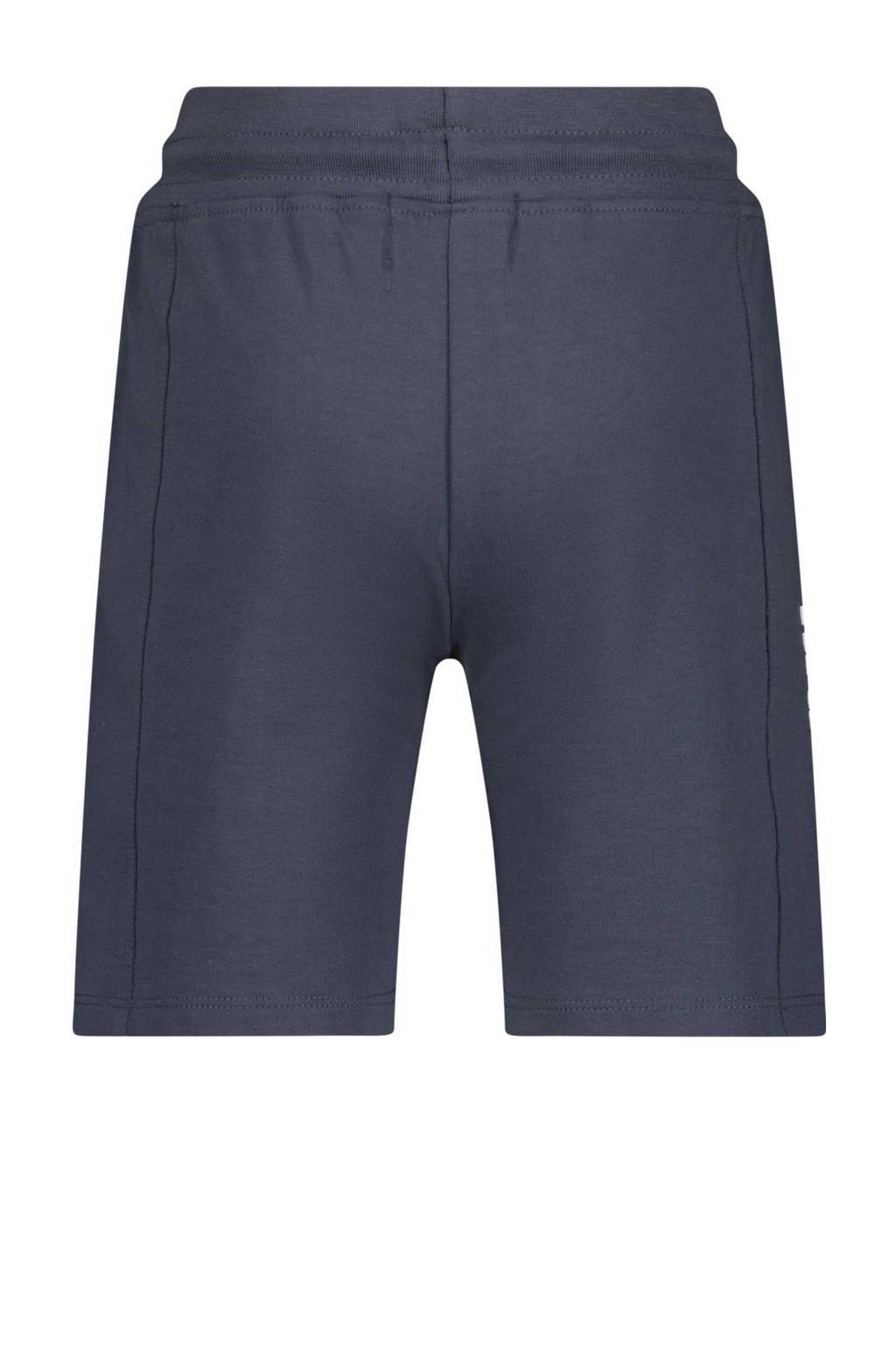 Raizzed sweatshort Djordy met logo donkerblauw