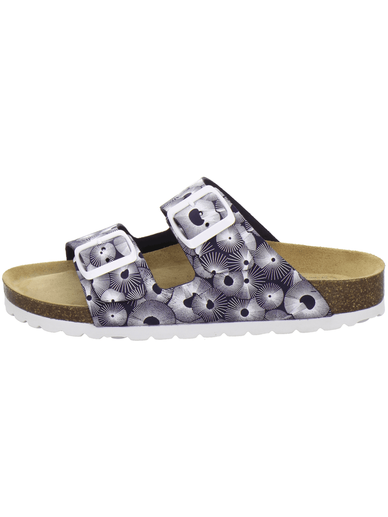 Pantoletten Damen Zweischnaller navy-marga