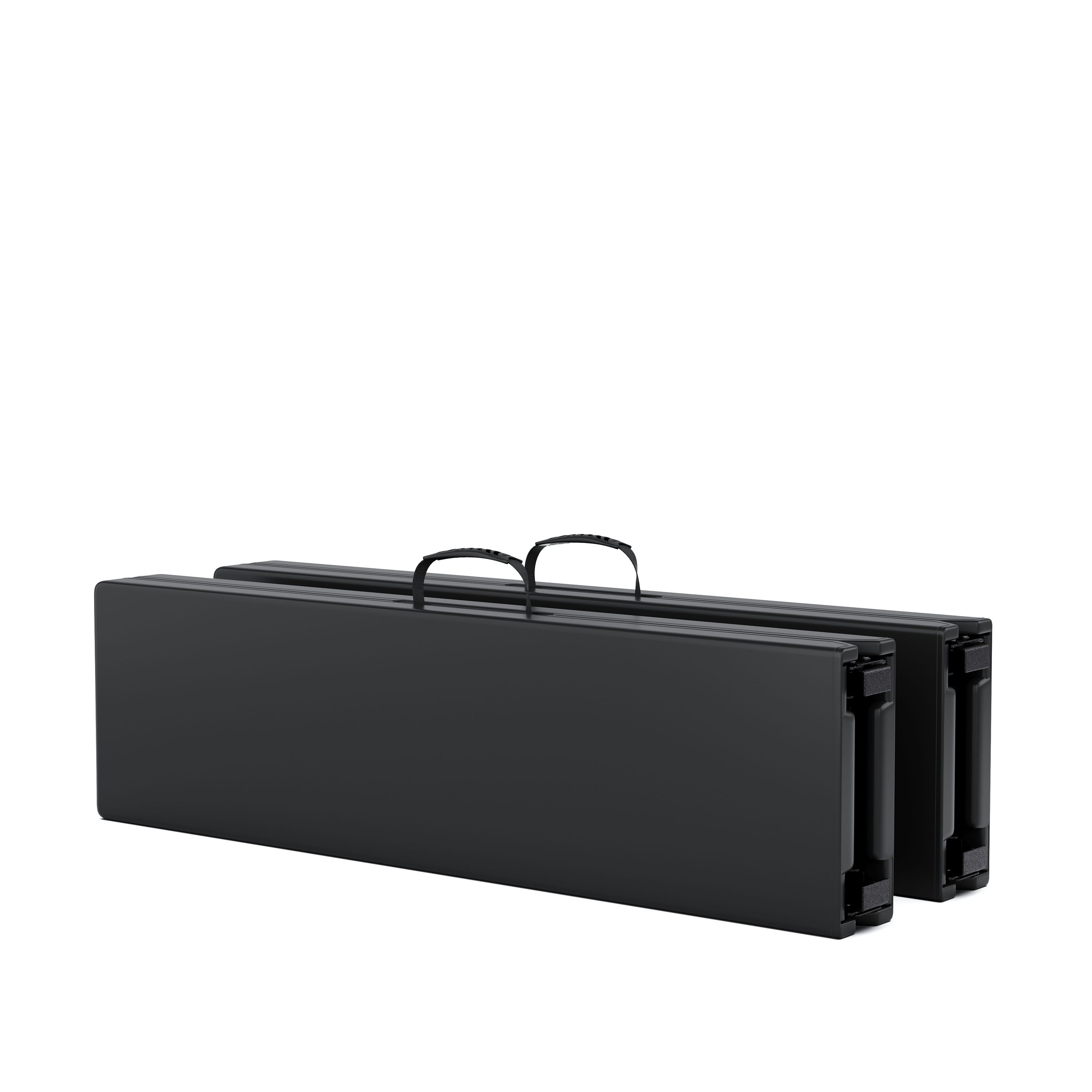 Campingtisch Garnitur klappbar 180 cm schwarz