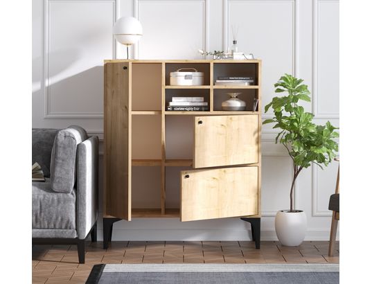CONCEPT1 - Bahut Ewa chene saphir 100 x 35 x 125cm