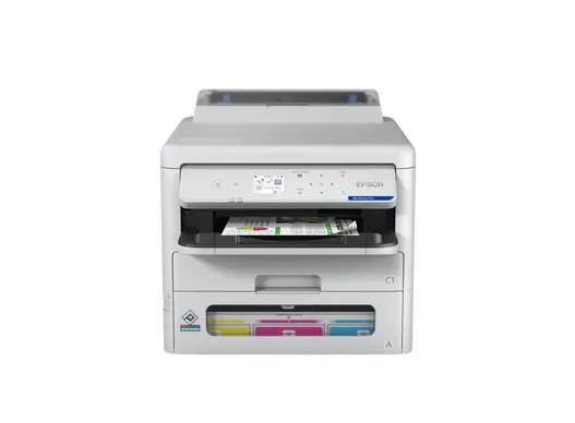Epson WorkForce Pro EP-C800RDW - Printer - farve - Duplex - blækprinter - A4/Legal - 4800 x 1200 dpi - op til 25 spm (mono) / op til 25 spm (farve) - kapacitet: 330 ark - USB 2.0, Gigabit LAN, Wi-Fi(ac)