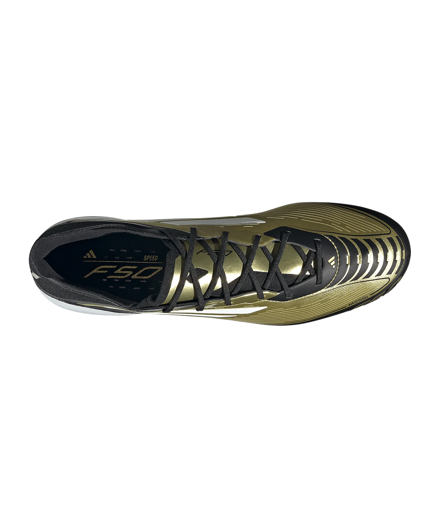 adidas F50 Elite FG Messi Triunfo Dorado Gold Weiss