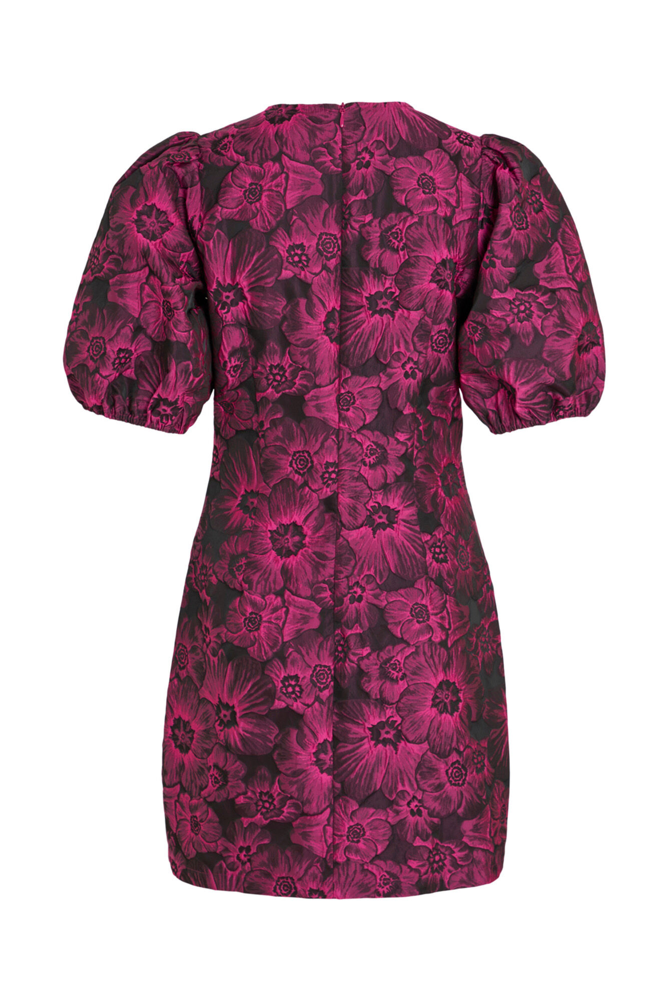 Mini vestido jacquard - Rosa