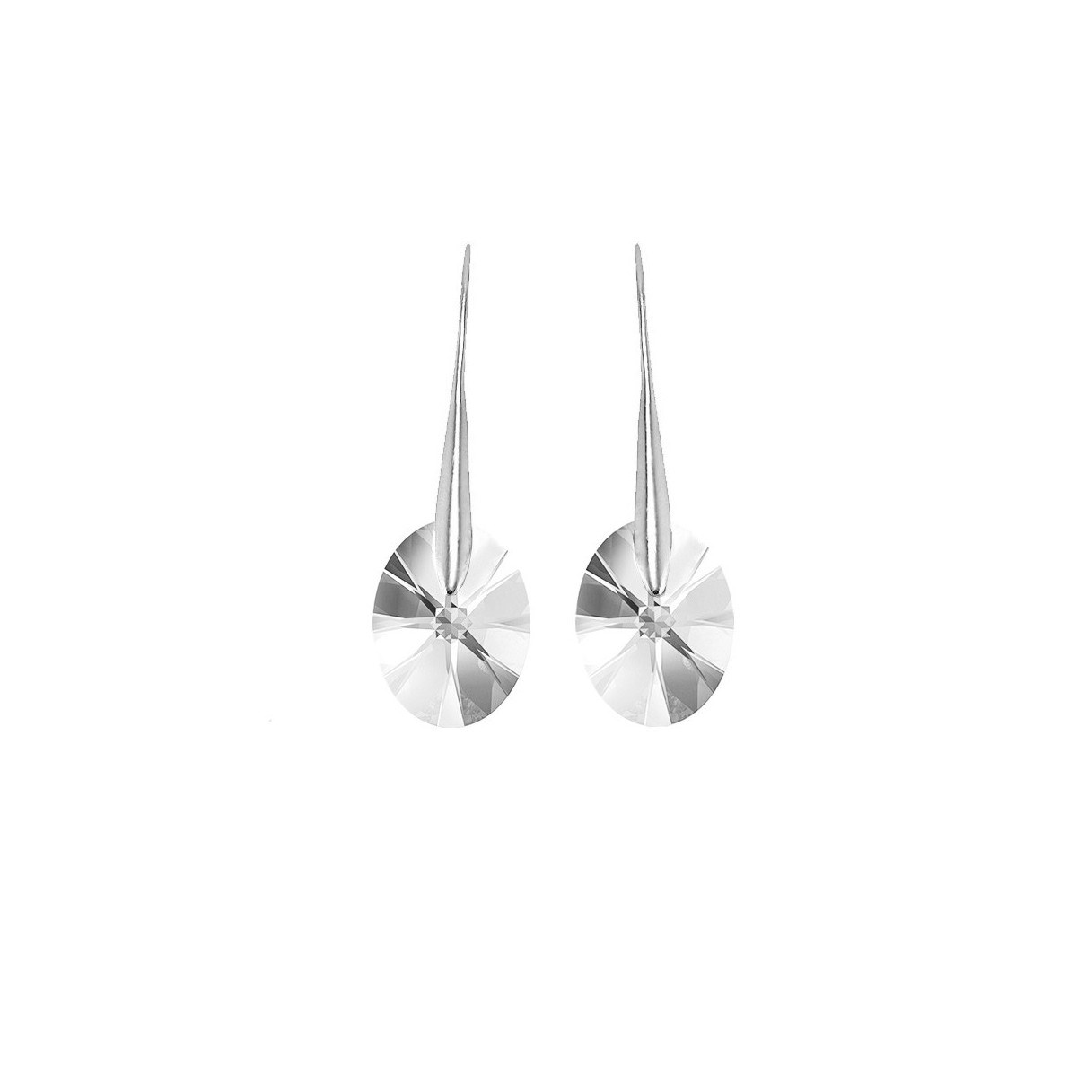 Boucles d'oreilles SC Crystal ornées de Cristaux scintillants