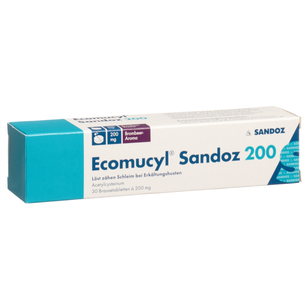 ECOMUCYL Sandoz Brausetabl 200 mg Ds 30 Stk