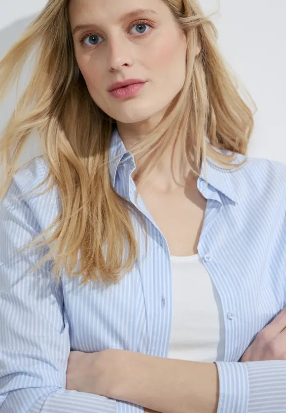 Gestreifte Hemdbluse - tranquil blouse blue