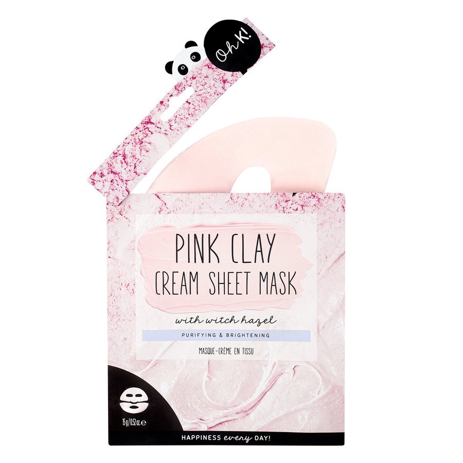 Oh K! Pink Clay & Witch Hazel Cream Sheet Mask
