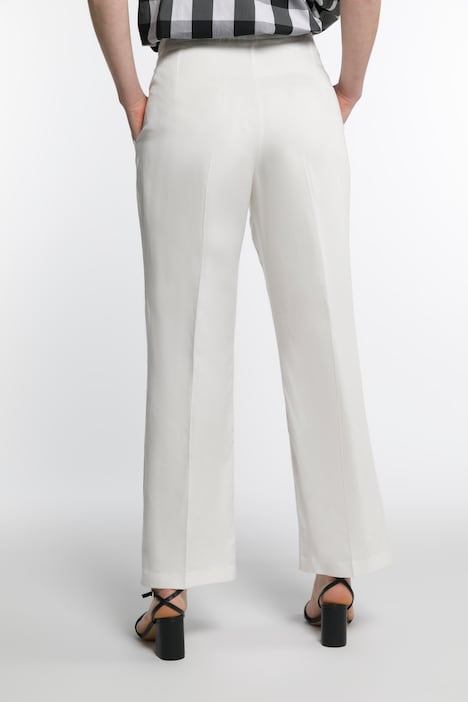 Marlenehose Mary, gerades Bein ,  teilelastischem Bund