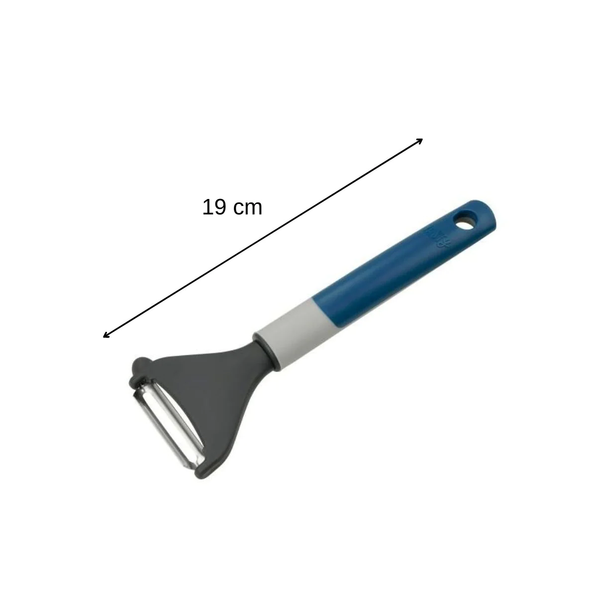 Eplucheur à légumes 19 cm bleu foncé Core Tasty