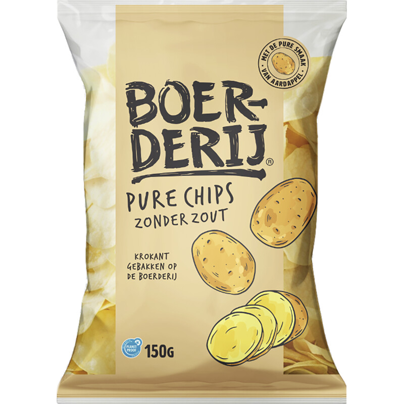 Boerderij Pure chips zonder zout