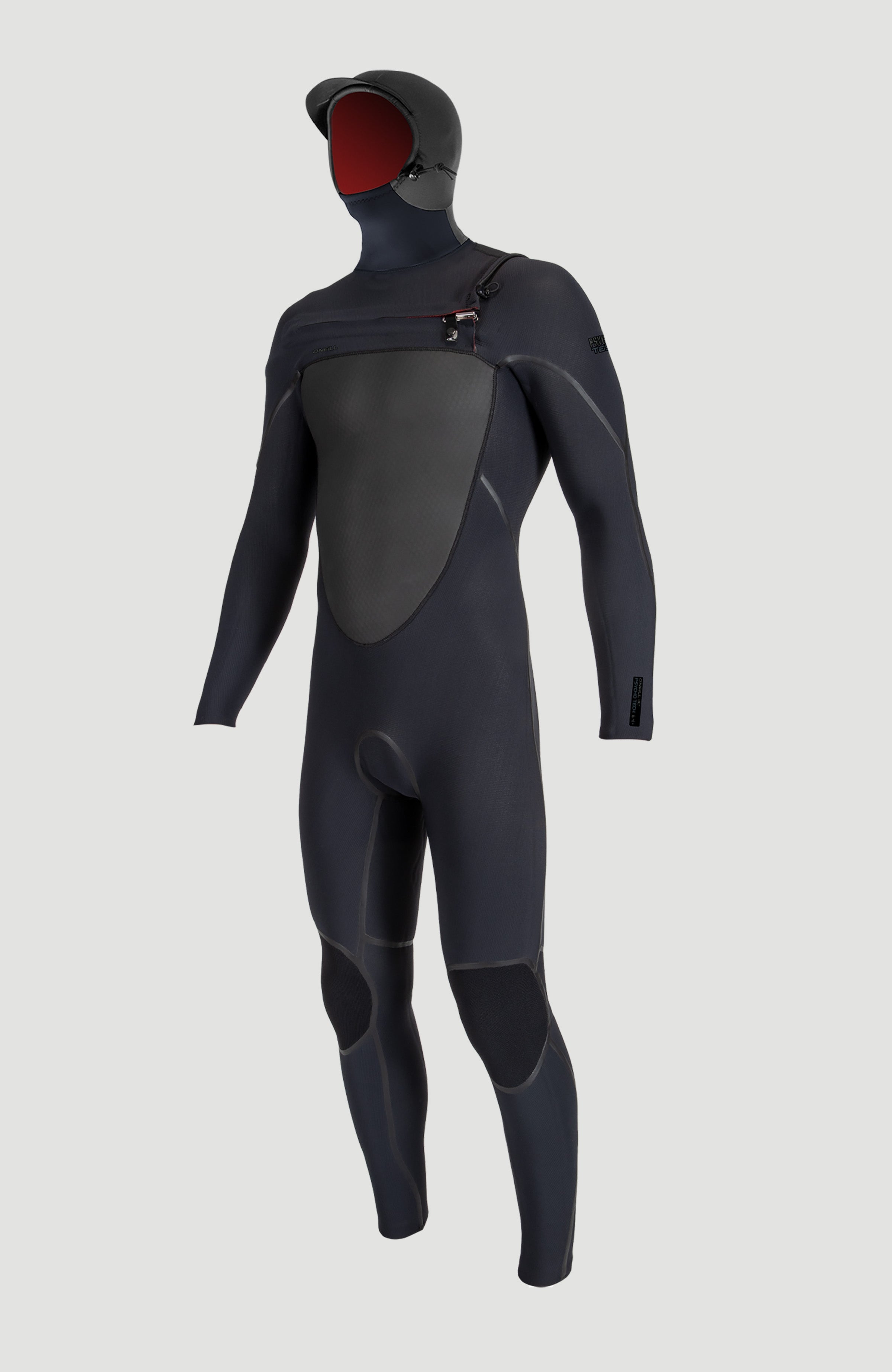 Psycho Tech 6/4mm Chest Zip Full Wetsuit met Kap