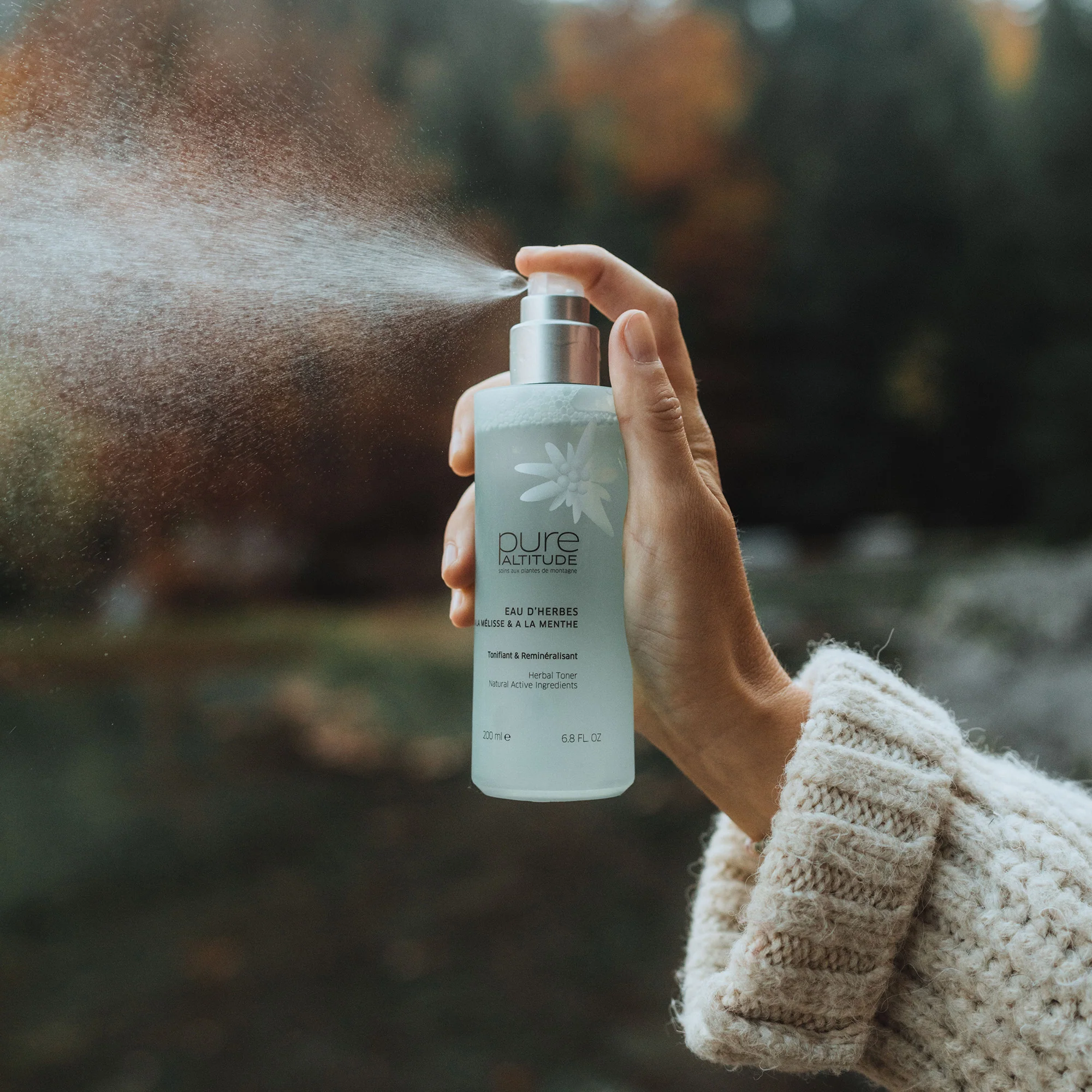 Pure Altitude Eau d'Herbes à la Mélisse & à la Menthe Lotion Tonique