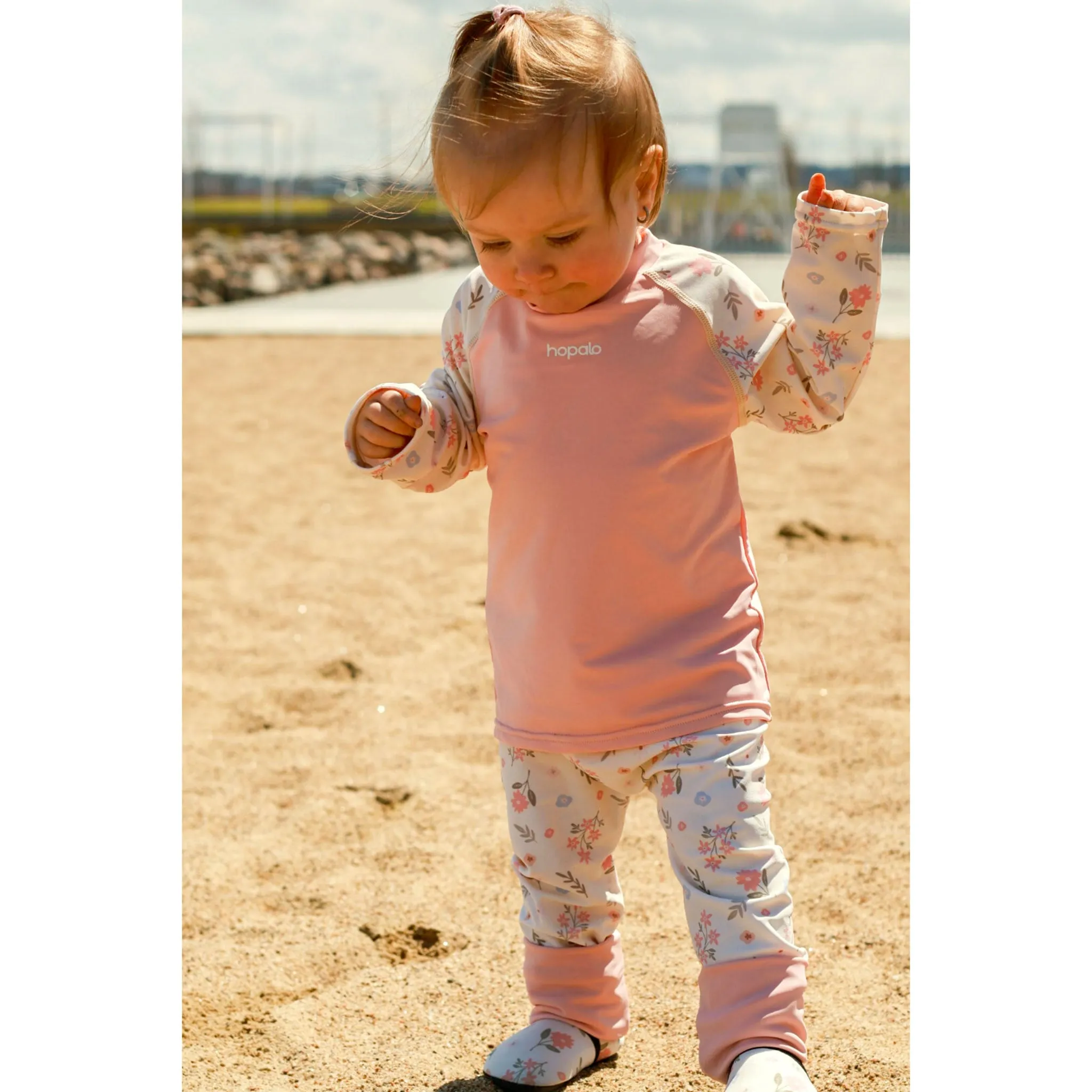 Hopalo T-shirt Maillot UV Floral 0-24mois