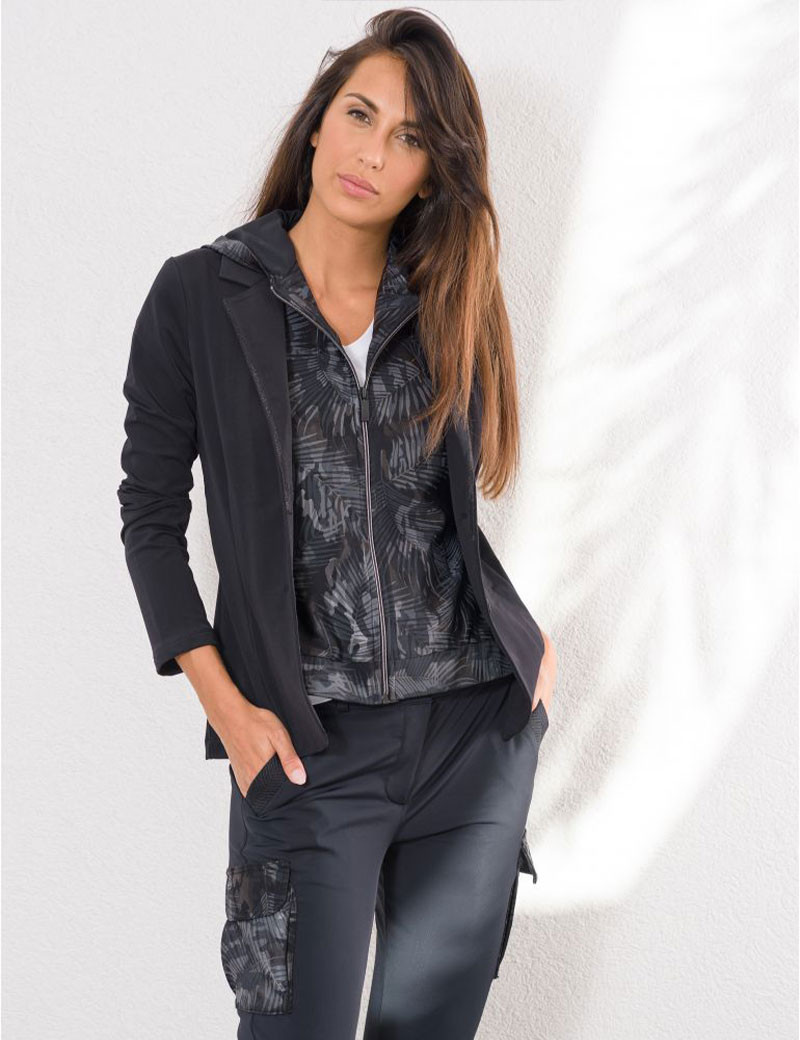 HBT VESTE SHIRLEY MISS JUNGLE BLACK/BLACK