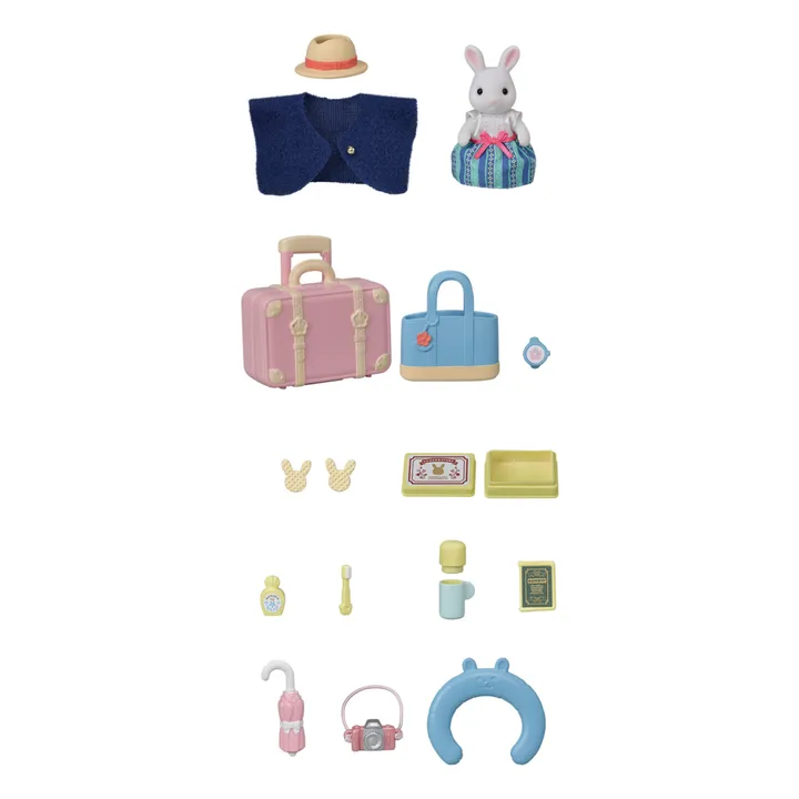 Sylvanian Families La Maman Lapin neige et sa valise