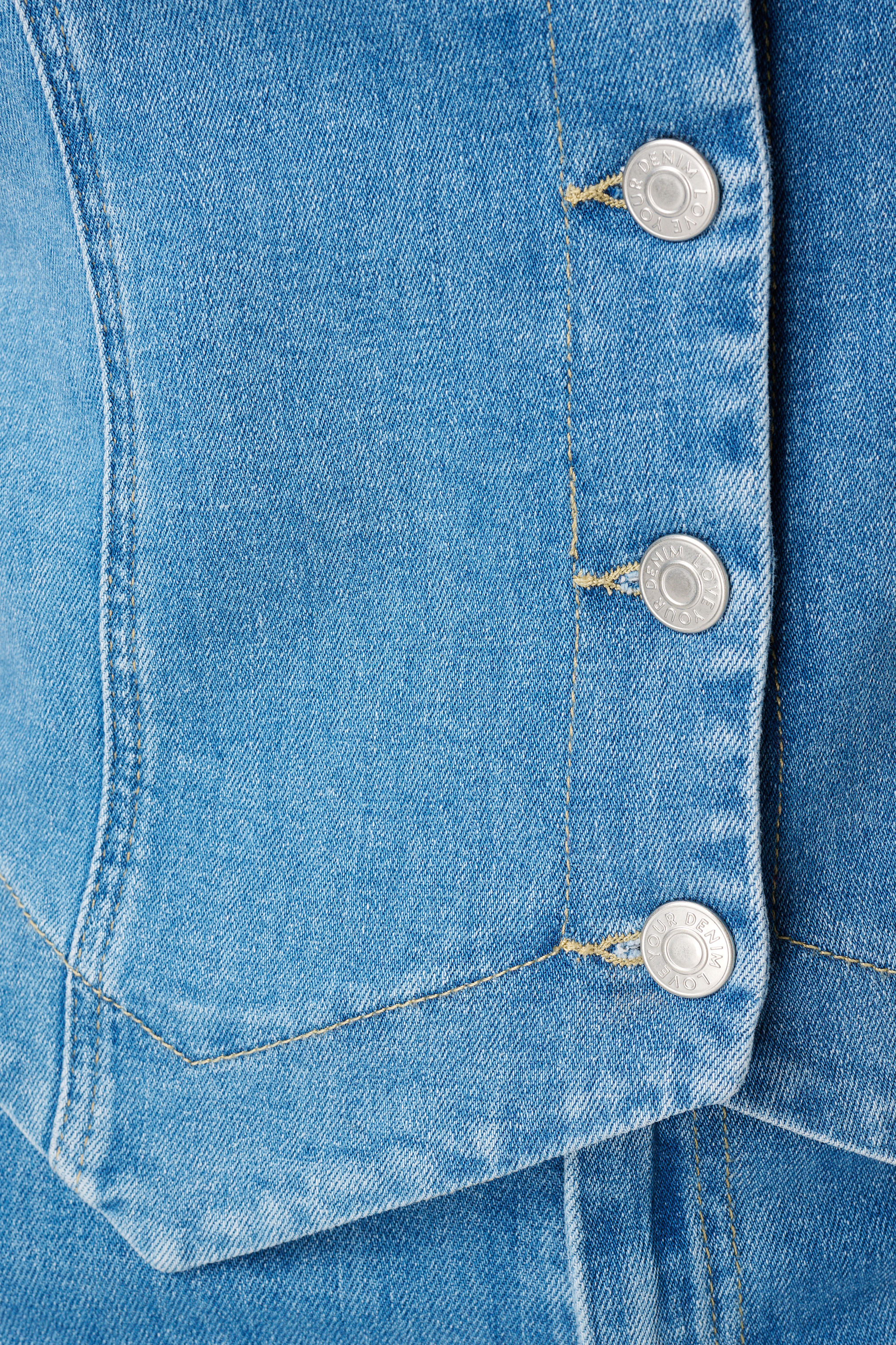 Gilet denim Stonewash Denim