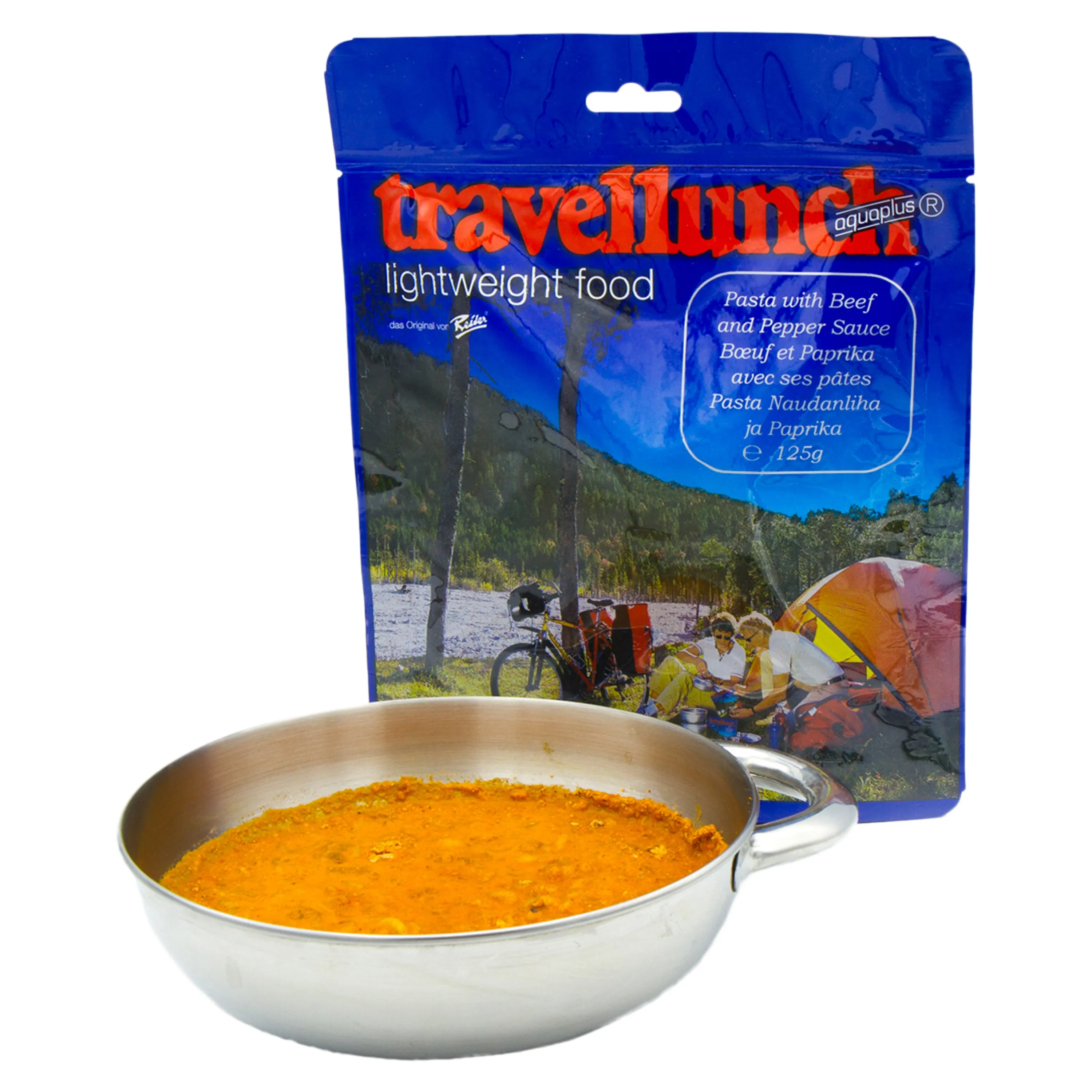 Travellunch -  Nudeln mit Rindfleisch und Paprikasauce 1er Packung