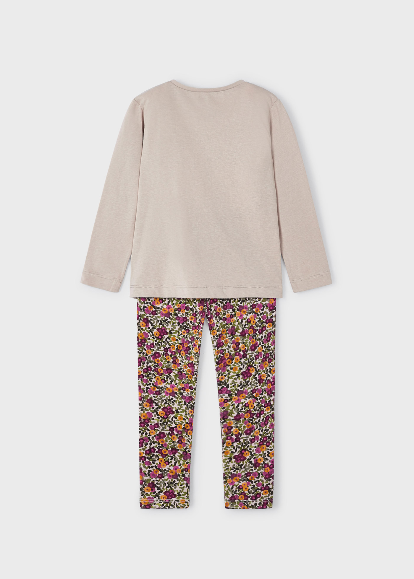 Conjunto de algodão de alta qualidade com duas peças para meninas.