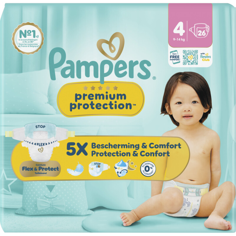 Pampers Premium protection luiers maat 4