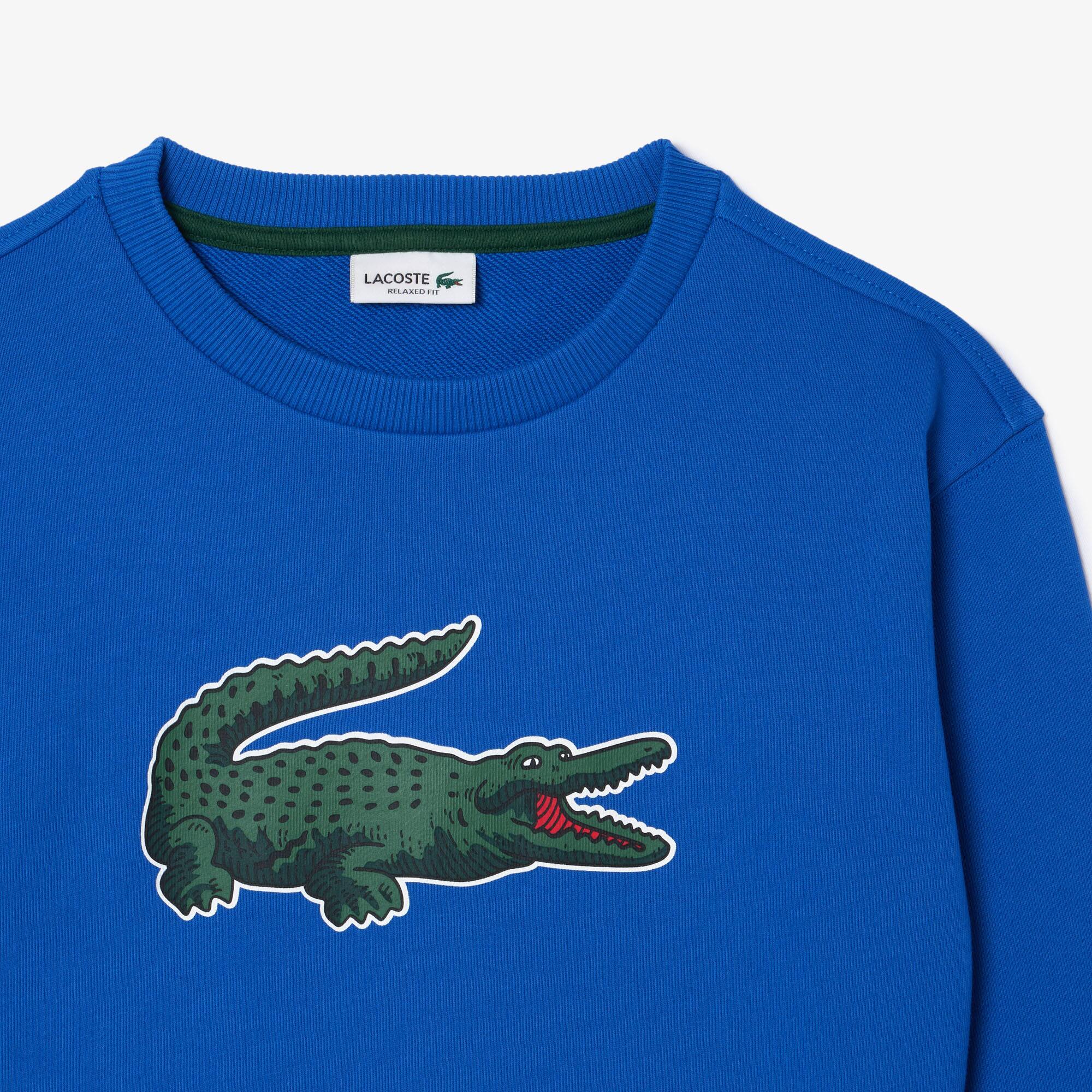 Sweatshirt Jogger avec imprimé signature Pullovers & Sweatshirts - Bleu - Lacoste - Enfant