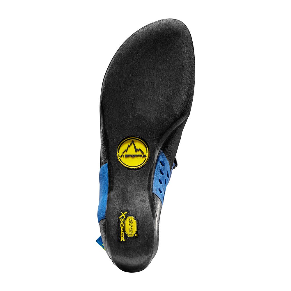 La Sportiva KATANA - Chaussons d'escalade Homme electric blue/lime punch