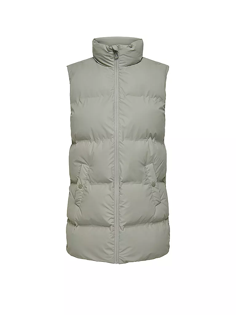 ONLY Gilet ONLLEA hellgrau