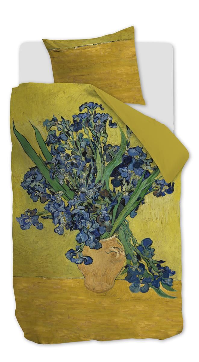 Bettwäsche Satin IRISES 135x200 cm, mit 1 Kissen