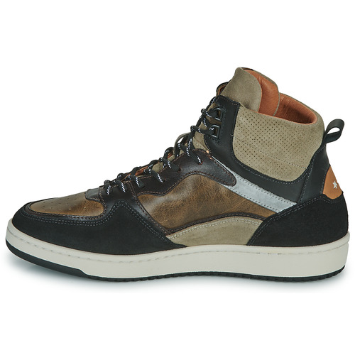 Pantofola d'Oro - BAVENO UOMO HIGH - Noir / Kaki