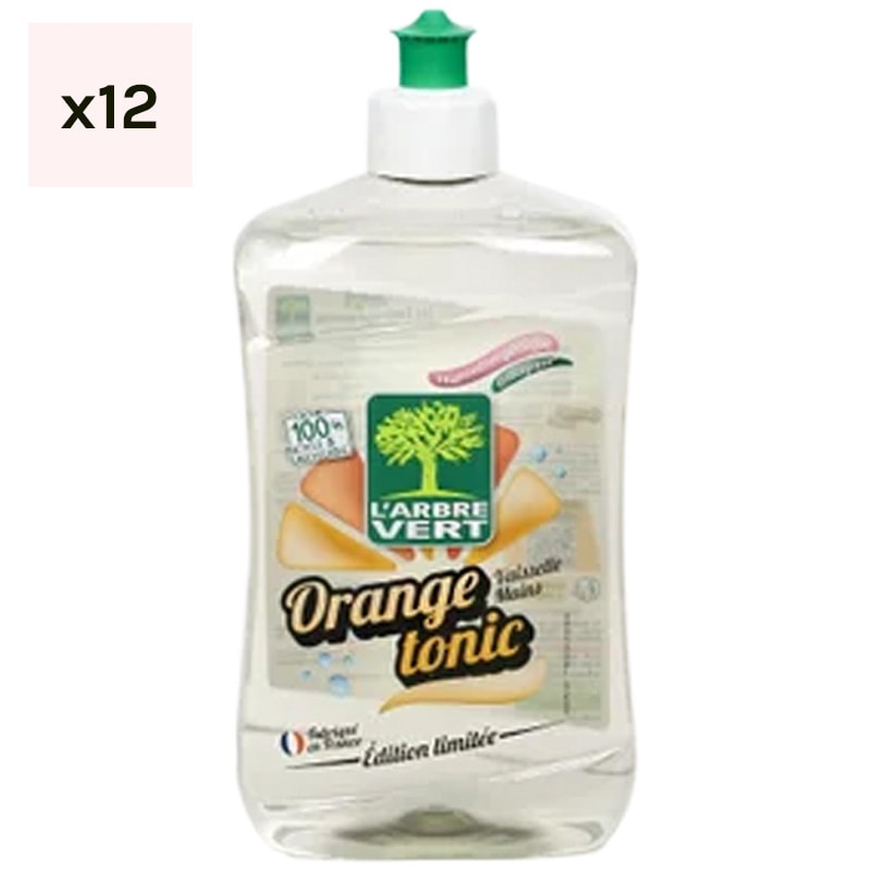 Liquides vaisselle mains - Orange Tonic - 12 x 500 ml